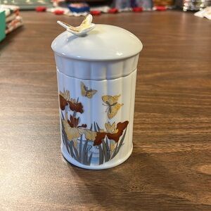 Butterfly Ceramic Container